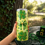 Shamrock Bow Print 20oz Tumbler