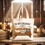 In My Granny Era Chicken Canvas Tote Bag