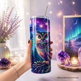 Northern Lights Owl 20oz Tumbler
