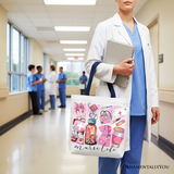 Nurse Life Canvas Tote Bag