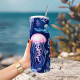 Jellyfish And Sea Turtle 20oz Tumbler