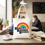 Read Banned Books Canvas Tote Bag
