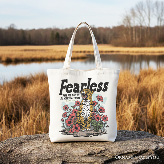 Fearless Canvas Tote Bag
