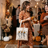 Dancing Skeletons Canvas Tote Bag