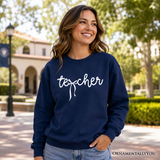 Teacher Bow Sweatshirt