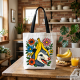 Banana Possum Canvas Tote Bag