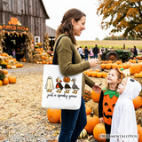 Just A Spooky Canvas Tote Bag