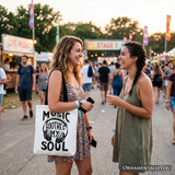Music Soothes My Soul Canvas Tote Bag