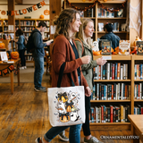 Halloween Ghost Canvas Tote Bag