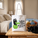 Should Be Working Canvas Tote Bag
