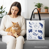 Cats In Space Canvas Tote Bag