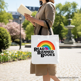 Read Banned Books Canvas Tote Bag