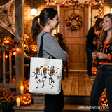 Dancing Skeletons Canvas Tote Bag