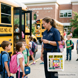 School Bus Driver Canvas Tote Bag