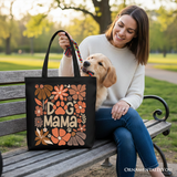 Dog Mama Canvas Tote Bag