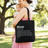 Mom Definition Canvas Tote Bag