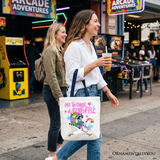 Off To Cause A Kerfuffle Canvas Tote Bag