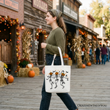 Dancing Skeletons Canvas Tote Bag
