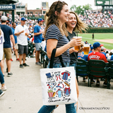 Game Day Baseball Tote Bag