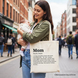 Mom Definition Canvas Tote Bag