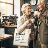 Retired Definition Canvas Tote Bag