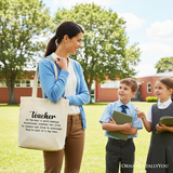 Teacher Definition Canvas Tote Bag