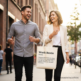 Work Bestie Definition Canvas Tote Bag