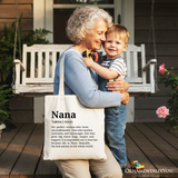 Nana Definition Canvas Tote Bag