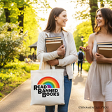 Read Banned Books Canvas Tote Bag
