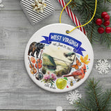 West Virginia State Ornament