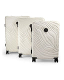 Roberto Cavalli Textured 3 Piece Luggage Set