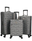 Roberto Cavalli 3 Piece Monogram Luggage Set