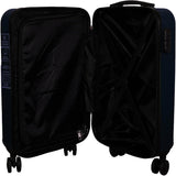 Roberto Cavalli 3 Piece Ribbed Luggage Set