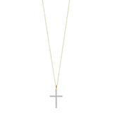 0.25 Carat Cross Lab Grown Diamond Necklace