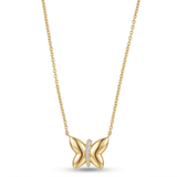 0.10 Carat Lab Grown Diamond Butterfly Necklace
