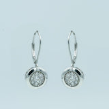 0.65 Carat Lab Grown Diamond Dangle Earrings Gift Box Set