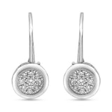 0.50 Carat Lab Grown Diamond Dangle Earrings Gift Box Set