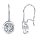 0.50 Carat Lab Grown Diamond Dangle Earrings Gift Box Set