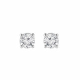 0.50 Carat Lab Grown Round Cut Diamond Stud Earrings