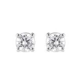 0.50 Carat Lab Grown Round Cut Diamond Stud Earrings