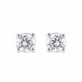0.50 Carat Lab Grown Round Cut Diamond Stud Earrings