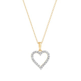 0.25 Carat Heart Lab Grown Diamond Necklace
