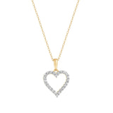 0.25 Carat Heart Lab Grown Diamond Necklace