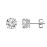 0.50 Carat Round Cut Lab Grown Diamond Stud Earrings