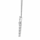 1 Carat Lab Grown Diamonds Cross Pendant Necklace
