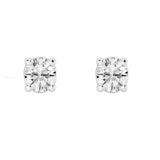 0.33 Carat Lab Grown Round Diamond Halo Necklace Set