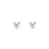 0.25 Carat Cat Shaped Lab Grown Diamond Stud Earrings