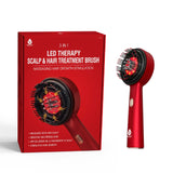 Pursonic 3 In 1 LED Therapy Scalp And Hair Treatment Brush