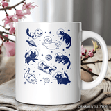 Cats In Space Ceramic Mug
