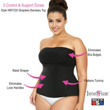 InstantFigure Strapless Bandeau Top